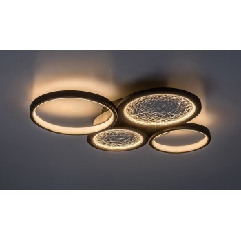 Plafoniera LED Aranis negru Rabalux 71378, 40W