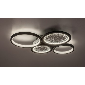 Plafoniera LED Aranis negru Rabalux 71378, 40W