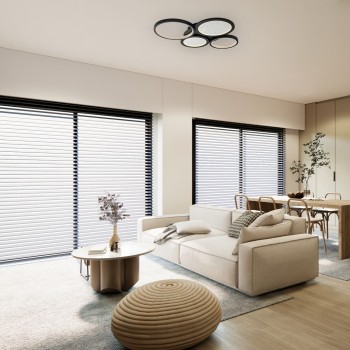 Plafoniera LED Aranis negru Rabalux 71378, 40W