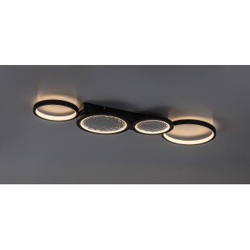 Plafoniera LED Aranis negru Rabalux 71379, 40W