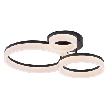 Plafoniera LED Amilia negru Rabalux 71385, 24W