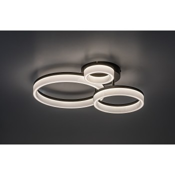 Plafoniera LED Amilia negru Rabalux 71385, 24W