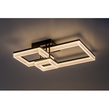 Plafoniera LED Amilia negru Rabalux 71386, 22W