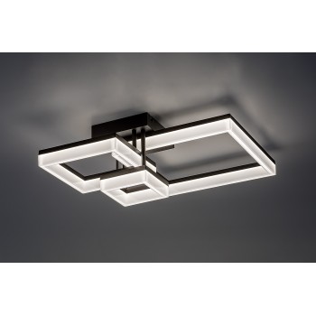 Plafoniera LED Amilia negru Rabalux 71386, 22W