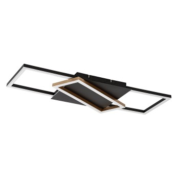 Plafoniera LED Kitlee negru/ auriu Rabalux 71391, 40W