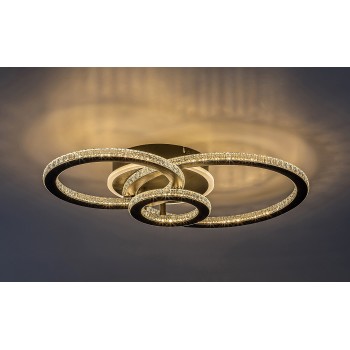 Plafoniera LED Maziar negru Rabalux 71392, 40W