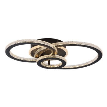 Plafoniera LED Maziar negru Rabalux 71392, 40W