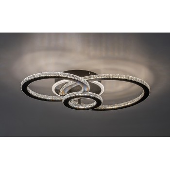 Plafoniera LED Maziar negru Rabalux 71392, 40W