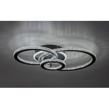 Plafoniera LED Maziar negru Rabalux 71392, 40W