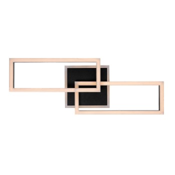 Plafoniera LED Ramin negru Rabalux 71393, 30W
