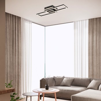 Plafoniera LED Ramin negru Rabalux 71393, 30W