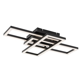 Plafoniera LED Mereni negru Rabalux 71394, 40W