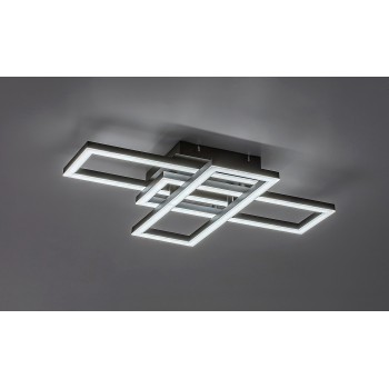 Plafoniera LED Mereni negru Rabalux 71394, 40W