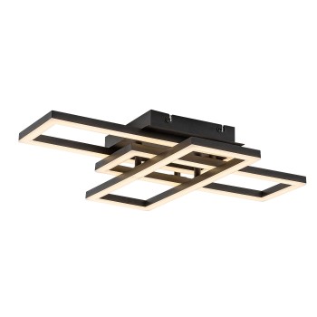 Plafoniera LED Mereni negru Rabalux 71394, 40W