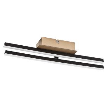 Plafoniera LED Demir negru/ auriu Rabalux 71396, 16W