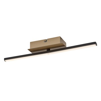Plafoniera LED Demir negru/ auriu Rabalux 71397, 8W