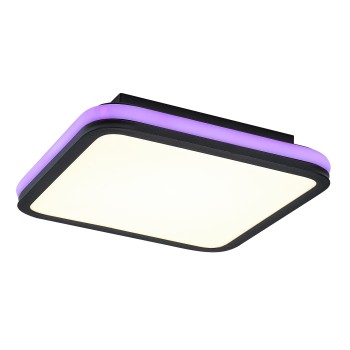 Plafoniera LED Serkan negru Rabalux 71399, 43W