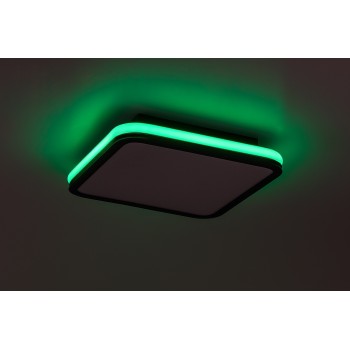 Plafoniera LED Serkan negru Rabalux 71399, 43W