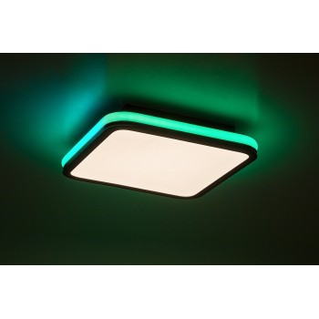 Plafoniera LED Serkan negru Rabalux 71399, 43W