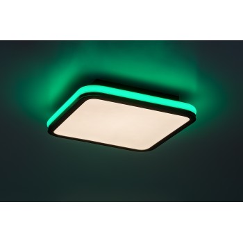 Plafoniera LED Serkan negru Rabalux 71399, 43W