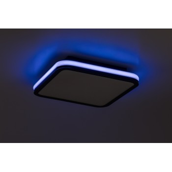 Plafoniera LED Serkan negru Rabalux 71399, 43W