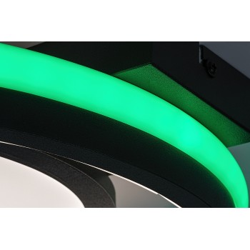 Plafoniera LED Shirin negru Rabalux 71401, 40W