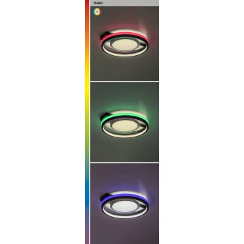 Plafoniera LED Shirin negru Rabalux 71401, 40W