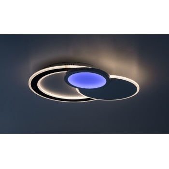 Plafoniera LED Stavros negru Rabalux 71402, 40W