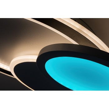 Plafoniera LED Stavros negru Rabalux 71402, 40W