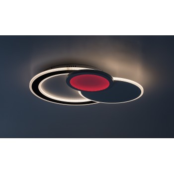 Plafoniera LED Stavros negru Rabalux 71402, 40W