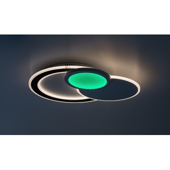 Plafoniera LED Stavros negru Rabalux 71402, 40W