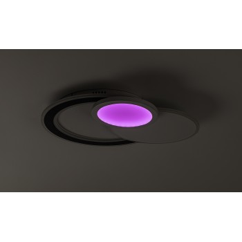 Plafoniera LED Stavros negru Rabalux 71402, 40W