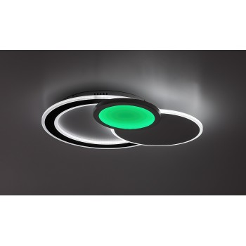 Plafoniera LED Stavros negru Rabalux 71402, 40W