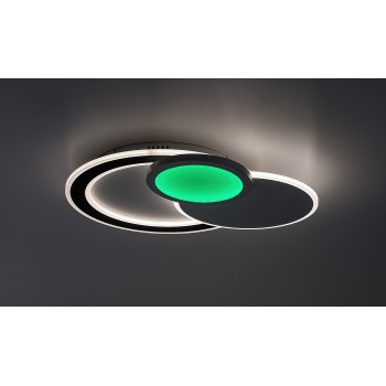 Plafoniera LED Stavros negru Rabalux 71402, 40W
