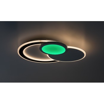 Plafoniera LED Stavros negru Rabalux 71402, 40W