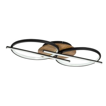 Plafoniera LED Arash negru Rabalux 71403, 40W