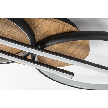 Plafoniera LED Arash negru Rabalux 71403, 40W
