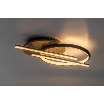 Plafoniera LED Arash negru Rabalux 71404, 40W