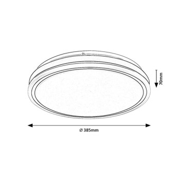 Plafoniera LED Corlet alb Rabalux 71413, 23W