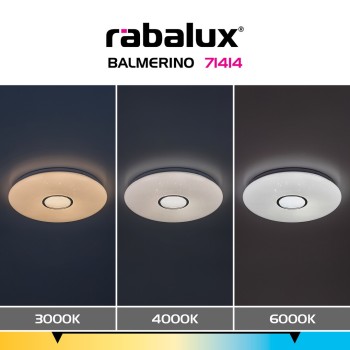 Plafoniera LED Balmerino alb Rabalux 71414, 24W