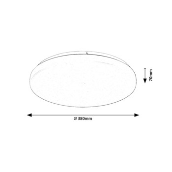 Plafoniera LED Danny2 alb Rabalux 71442, 34W, 3000K