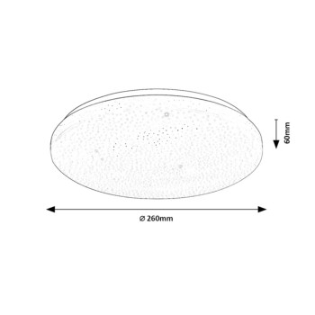 Plafoniera LED Danny2 alb Rabalux 71444, 12W