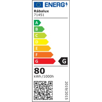 Plafoniera LED Zerava negru Rabalux 71451, 80W
