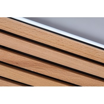 Plafoniera LED Noxelle negru mat/ stejar Rabalux 71457, 26W