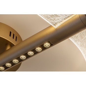 Plafoniera LED Olyssia auriu Rabalux 71464, 24W