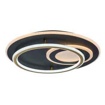 Plafoniera LED Brantiel negru/ auriu Rabalux 71466, 60W