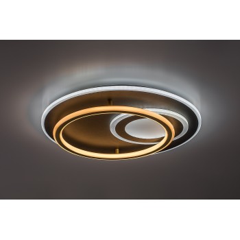 Plafoniera LED Brantiel negru/ auriu Rabalux 71466, 60W