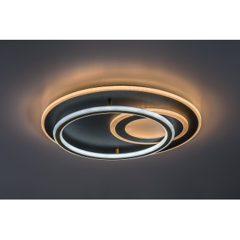 Plafoniera LED Brantiel negru/ auriu Rabalux 71466, 60W