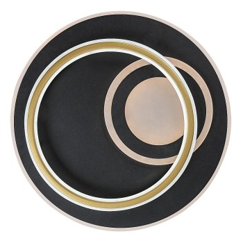Plafoniera LED Brantiel negru/ auriu Rabalux 71466, 60W