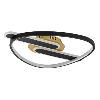 Plafoniera LED Brantiel negru/ auriu Rabalux 71467, 60W